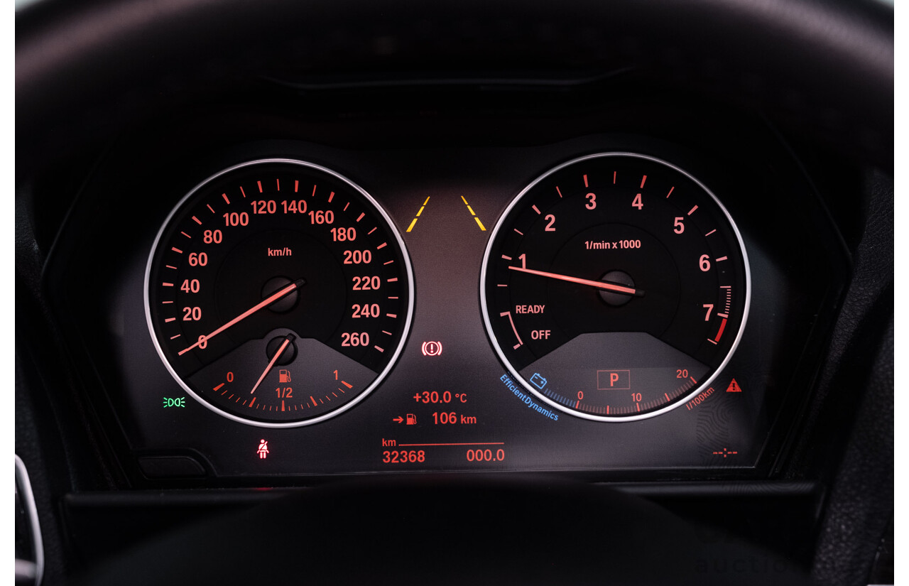 09/2017 BMW 230i Luxury Line (RWD) F22 MY17 2d Coupe Deep Sea Blue Metallic Turbo 2.0L