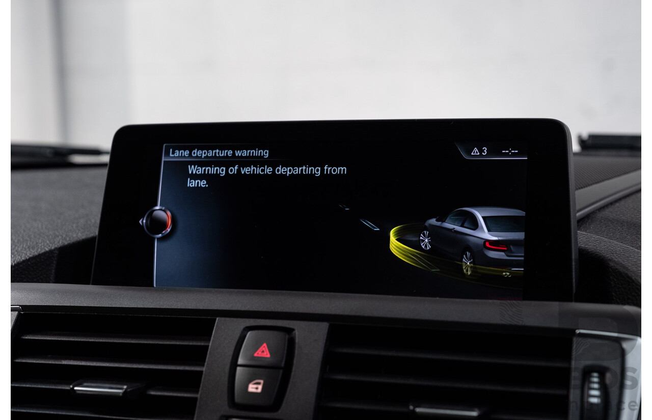 09/2017 BMW 230i Luxury Line (RWD) F22 MY17 2d Coupe Deep Sea Blue Metallic Turbo 2.0L