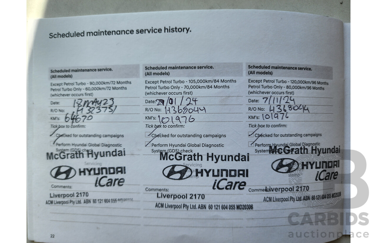 4/2017 Hyundai i30 Active PD MY17 5d Hatchback Blue 2.0L