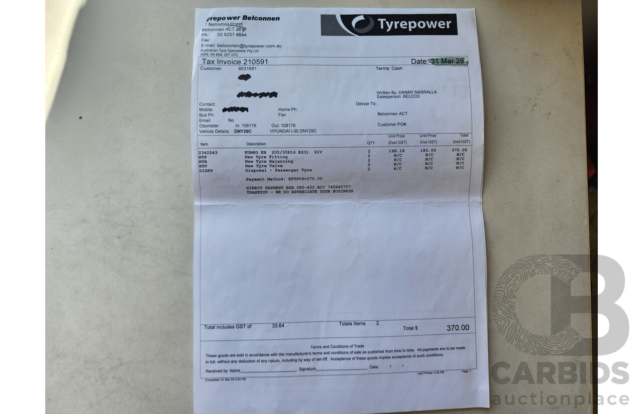 4/2017 Hyundai i30 Active PD MY17 5d Hatchback Blue 2.0L