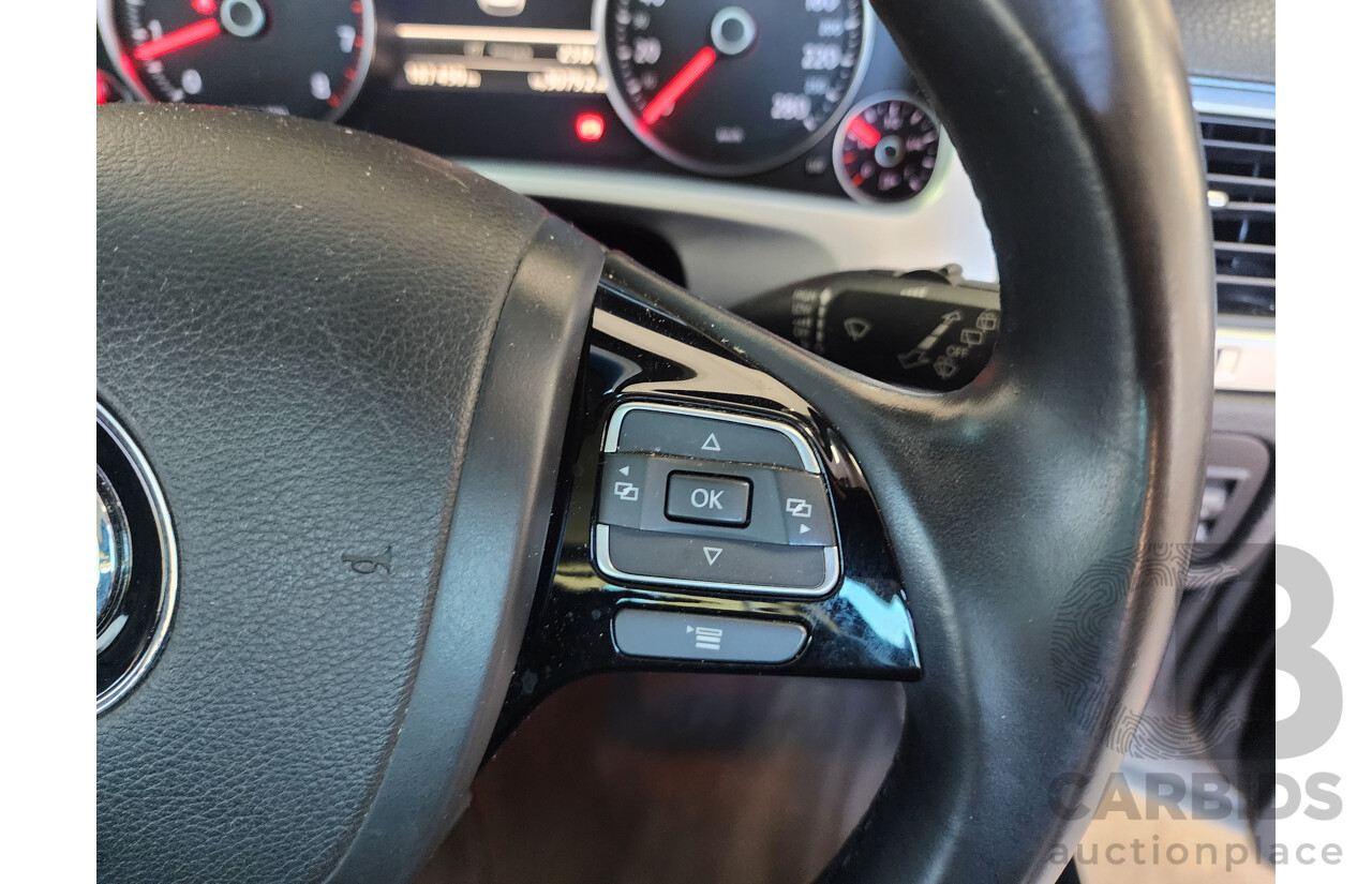 4/2012 Volkswagen Touareg V6 FSI 7P MY12 4d Wagon Black 3.6L