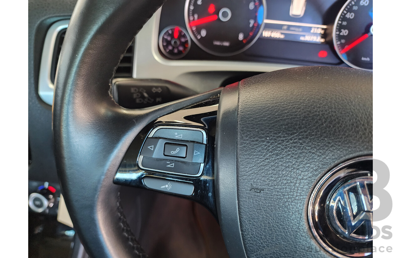 4/2012 Volkswagen Touareg V6 FSI 7P MY12 4d Wagon Black 3.6L