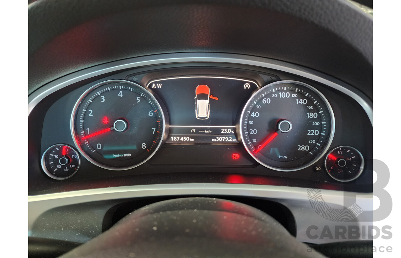 4/2012 Volkswagen Touareg V6 FSI 7P MY12 4d Wagon Black 3.6L