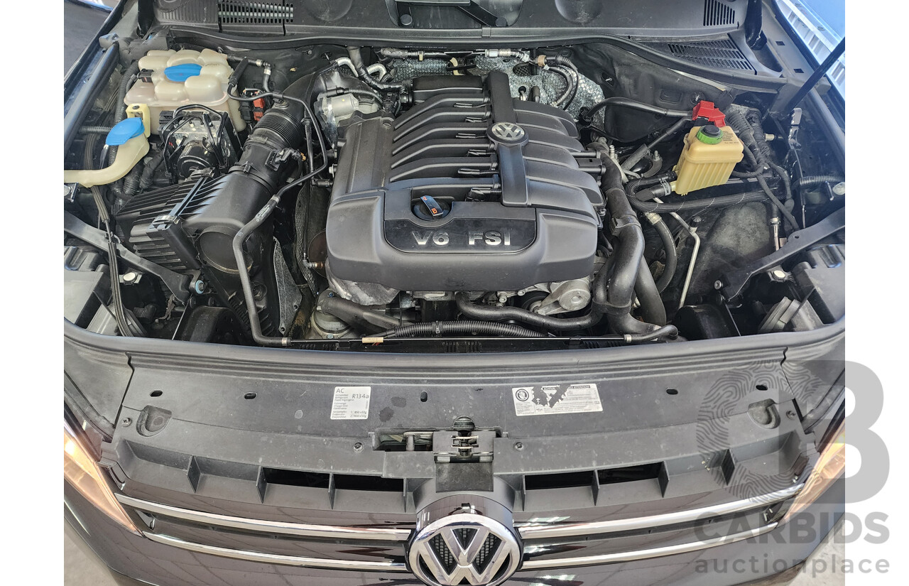 4/2012 Volkswagen Touareg V6 FSI 7P MY12 4d Wagon Black 3.6L