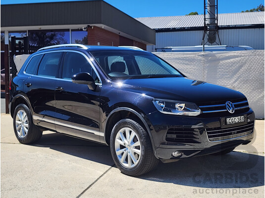 4/2012 Volkswagen Touareg V6 FSI 7P MY12 4d Wagon Black 3.6L