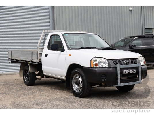5/2013 Nissan Navara DX (4x2) D22 SERIES 5 C/Chas Polar White Turbo Diesel 2.5L