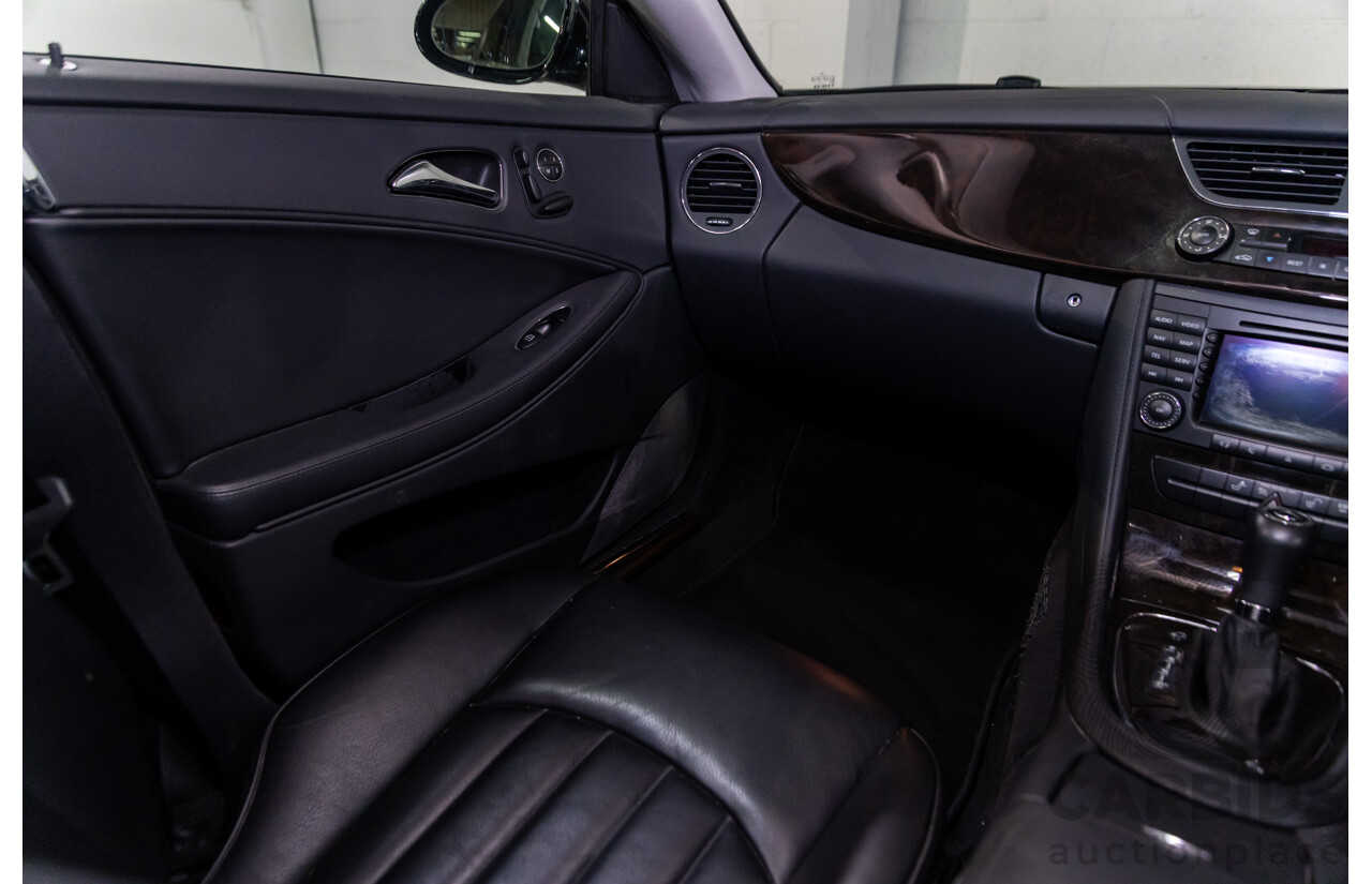 4/2007 Mercedes-Benz CLS 350 219 4d Coupe Obsidian Black Metallic V6 3.5L