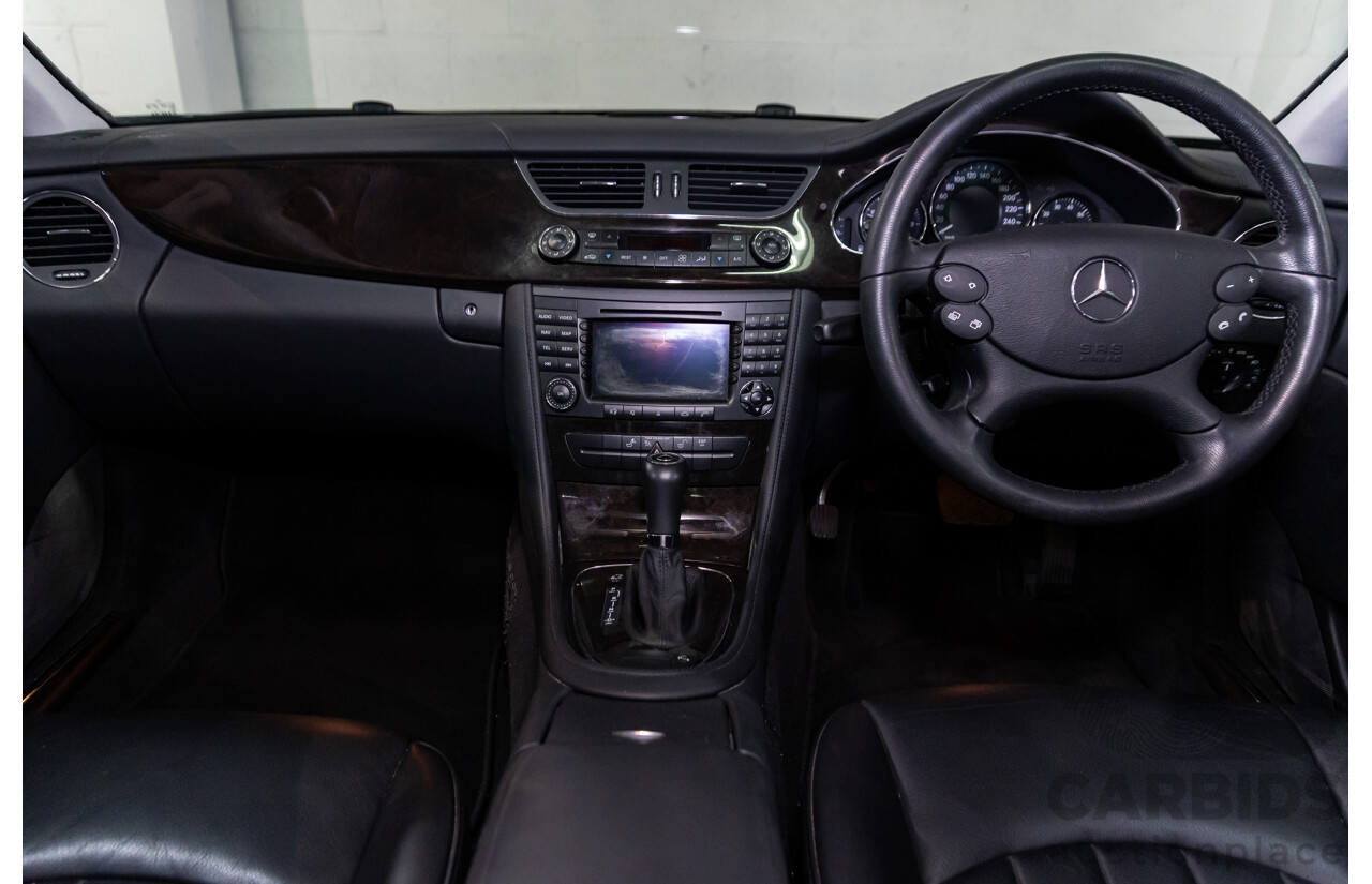 4/2007 Mercedes-Benz CLS 350 219 4d Coupe Obsidian Black Metallic V6 3.5L