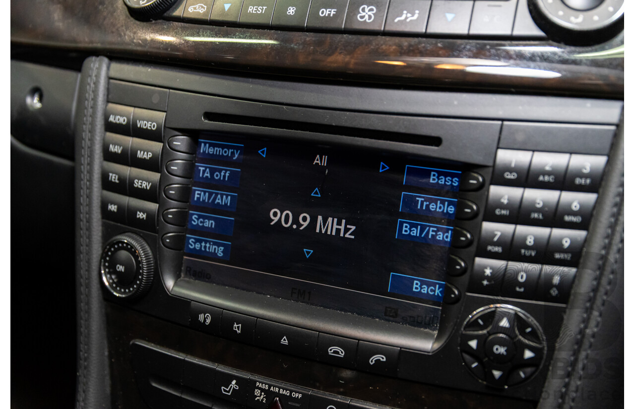 4/2007 Mercedes-Benz CLS 350 219 4d Coupe Obsidian Black Metallic V6 3.5L