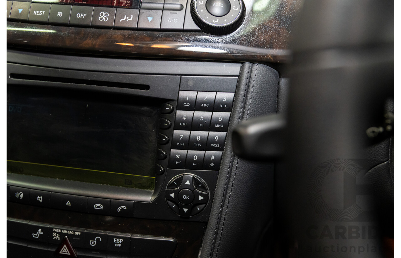 4/2007 Mercedes-Benz CLS 350 219 4d Coupe Obsidian Black Metallic V6 3.5L