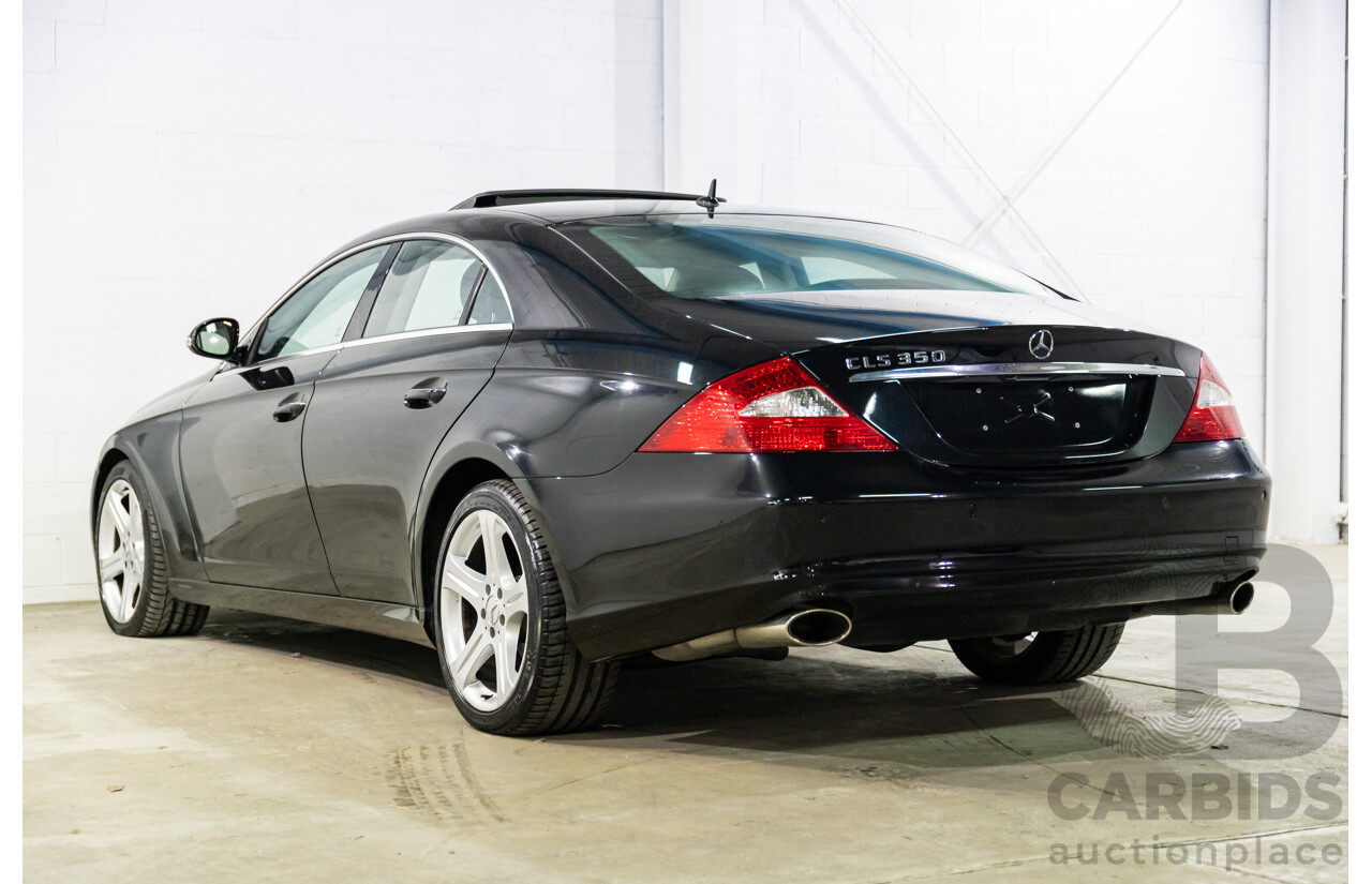 4/2007 Mercedes-Benz CLS 350 219 4d Coupe Obsidian Black Metallic V6 3.5L