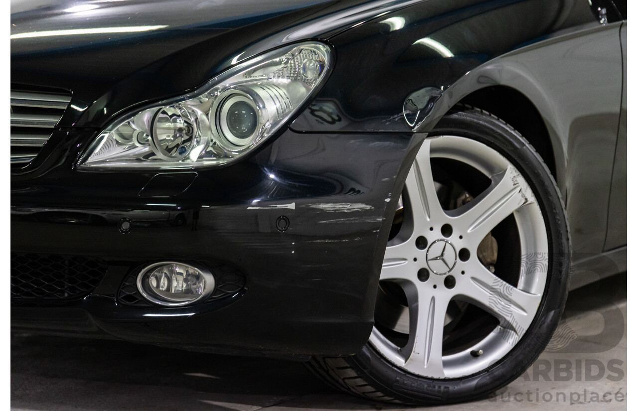 4/2007 Mercedes-Benz CLS 350 219 4d Coupe Obsidian Black Metallic V6 3.5L