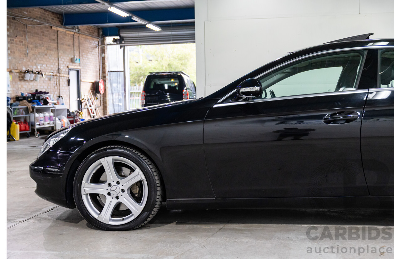4/2007 Mercedes-Benz CLS 350 219 4d Coupe Obsidian Black Metallic V6 3.5L