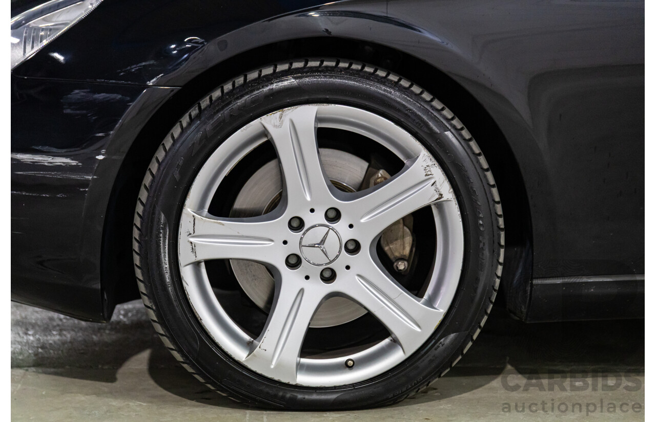 4/2007 Mercedes-Benz CLS 350 219 4d Coupe Obsidian Black Metallic V6 3.5L