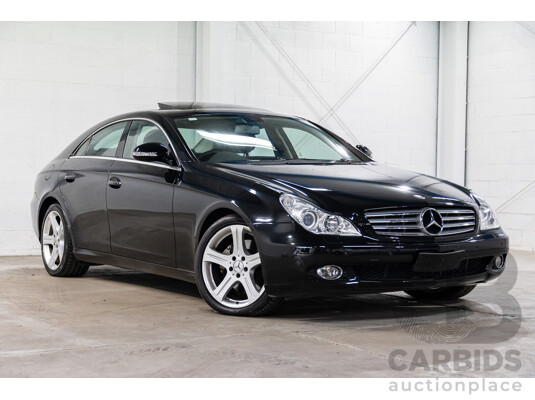 4/2007 Mercedes-Benz CLS 350 219 4d Coupe Obsidian Black Metallic V6 3.5L