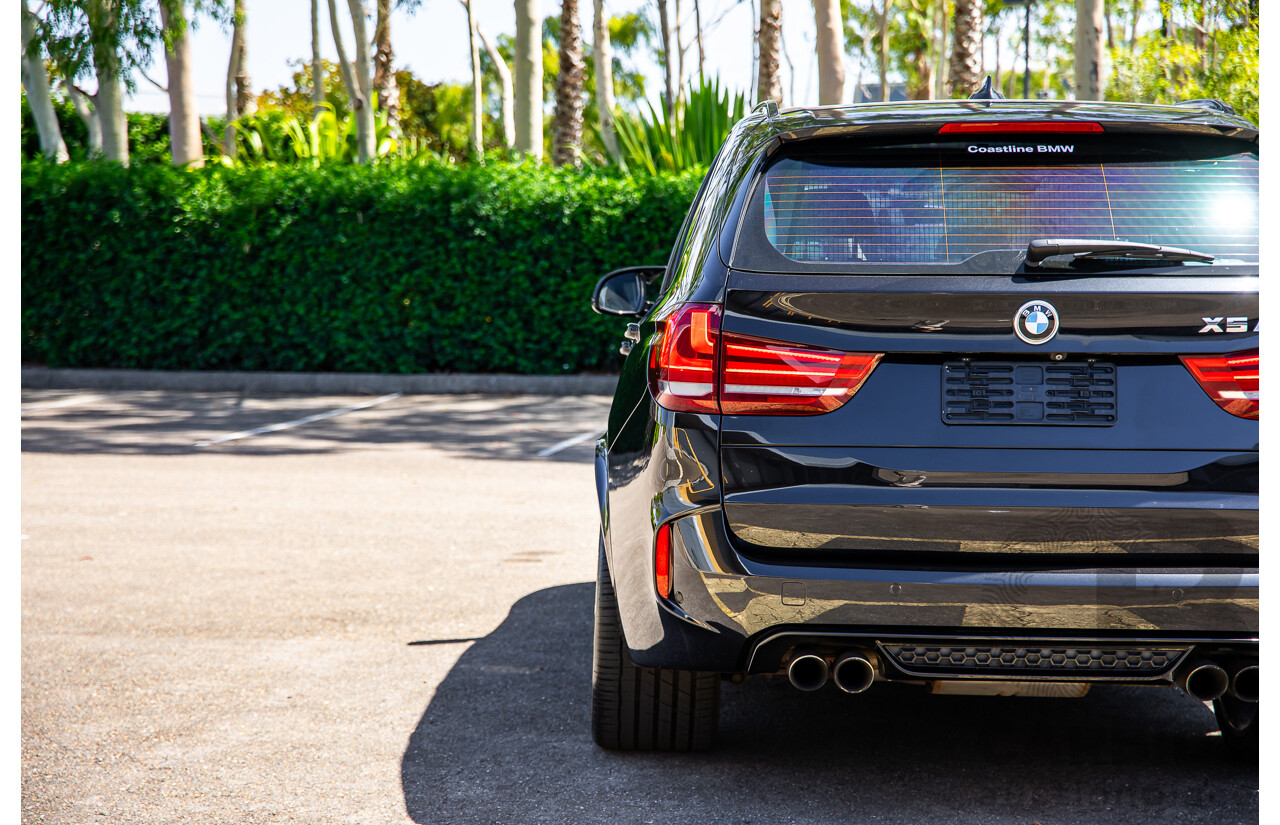 08/2016 BMW X5 M (AWD) F85 MY16 4d Wagon Black Sapphire Metallic Twin Turbo V8 4.4L