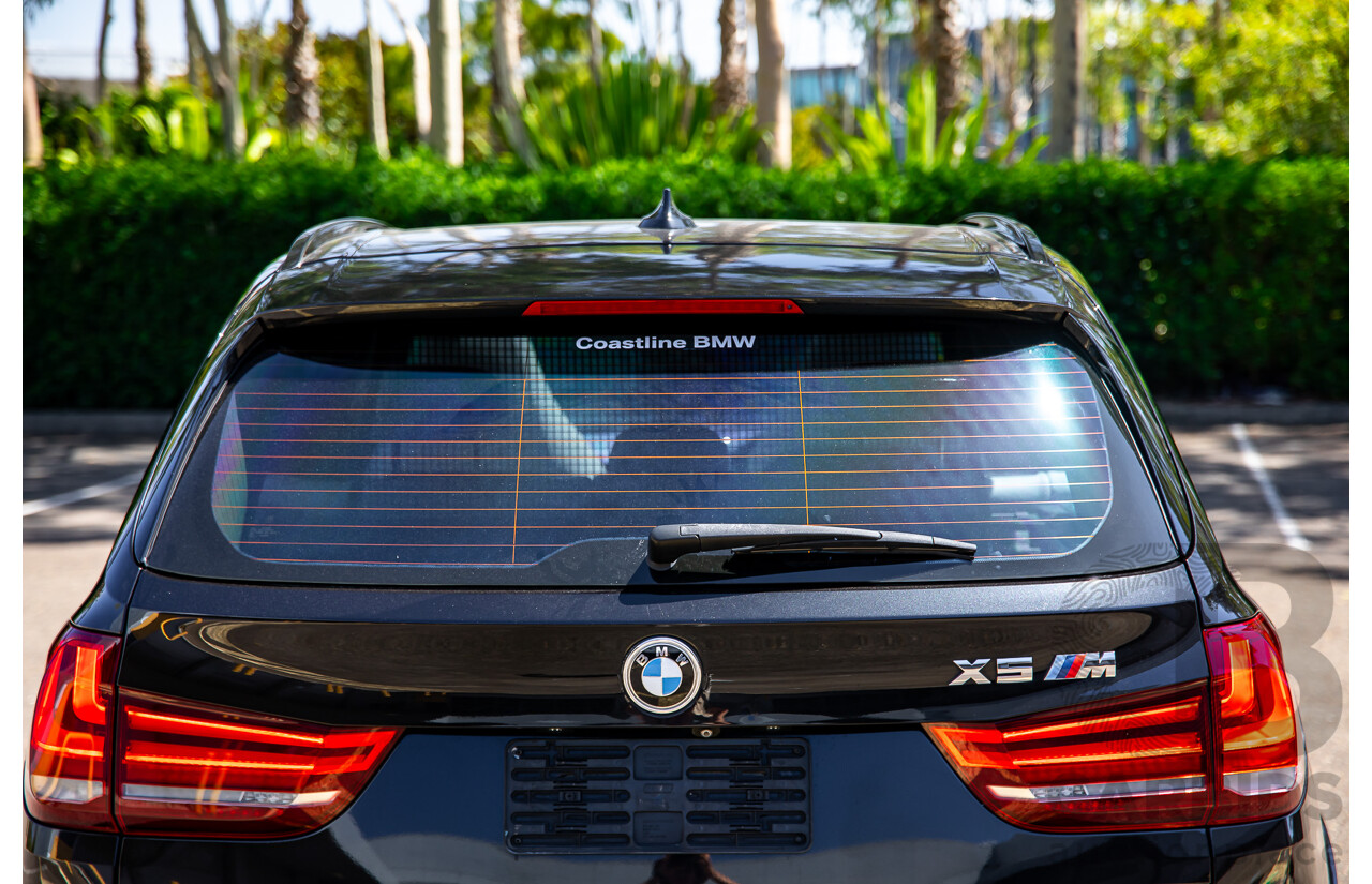 08/2016 BMW X5 M (AWD) F85 MY16 4d Wagon Black Sapphire Metallic Twin Turbo V8 4.4L