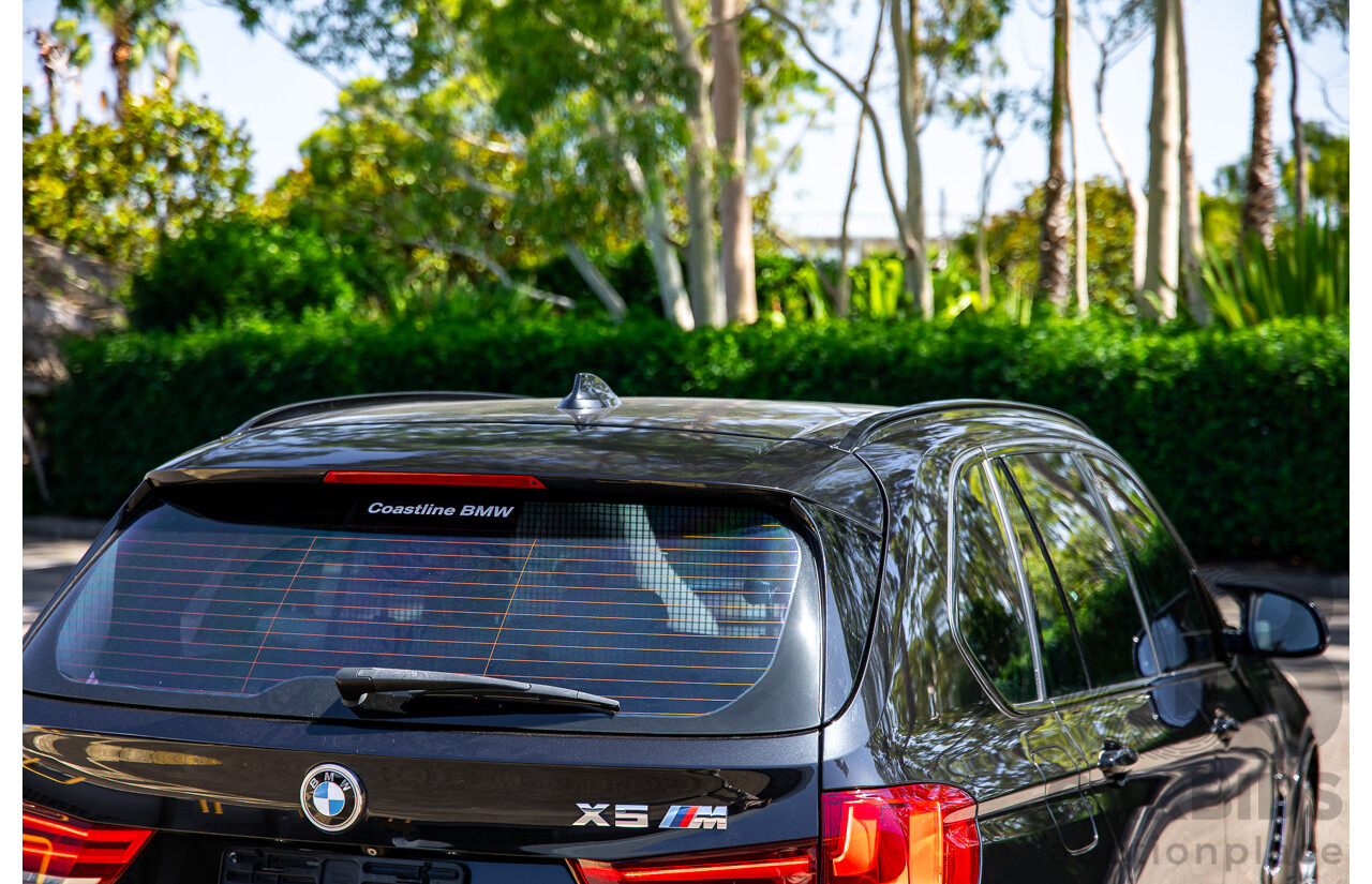 08/2016 BMW X5 M (AWD) F85 MY16 4d Wagon Black Sapphire Metallic Twin Turbo V8 4.4L