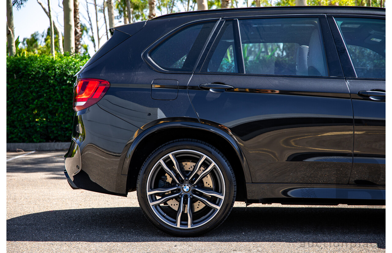 08/2016 BMW X5 M (AWD) F85 MY16 4d Wagon Black Sapphire Metallic Twin Turbo V8 4.4L