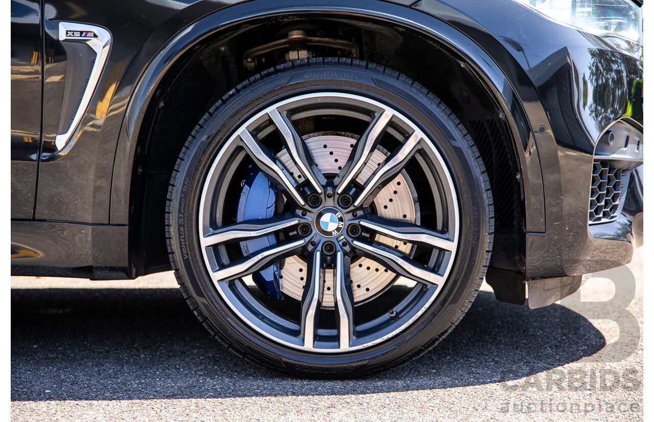 08/2016 BMW X5 M (AWD) F85 MY16 4d Wagon Black Sapphire Metallic Twin Turbo V8 4.4L