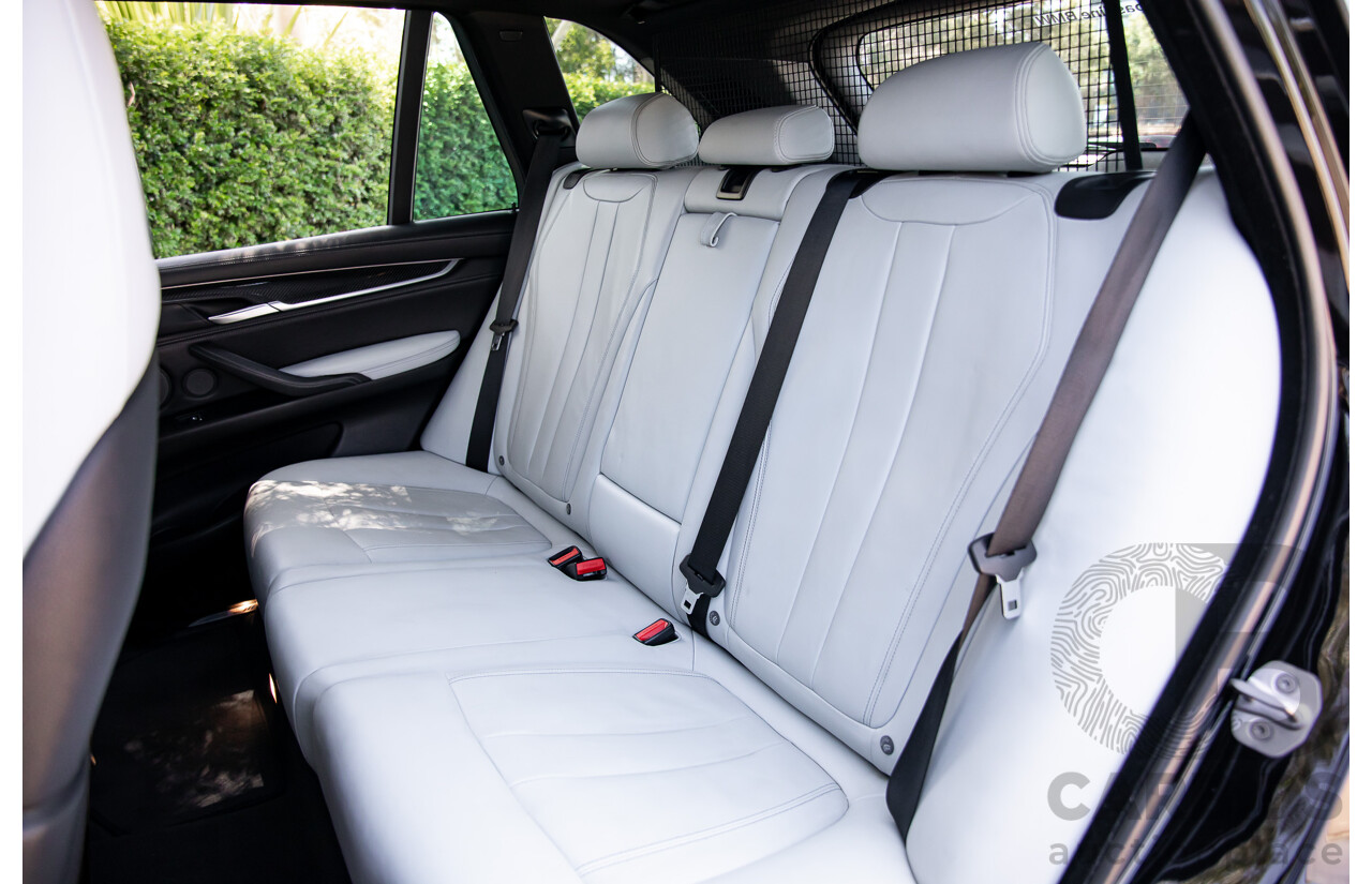 08/2016 BMW X5 M (AWD) F85 MY16 4d Wagon Black Sapphire Metallic Twin Turbo V8 4.4L