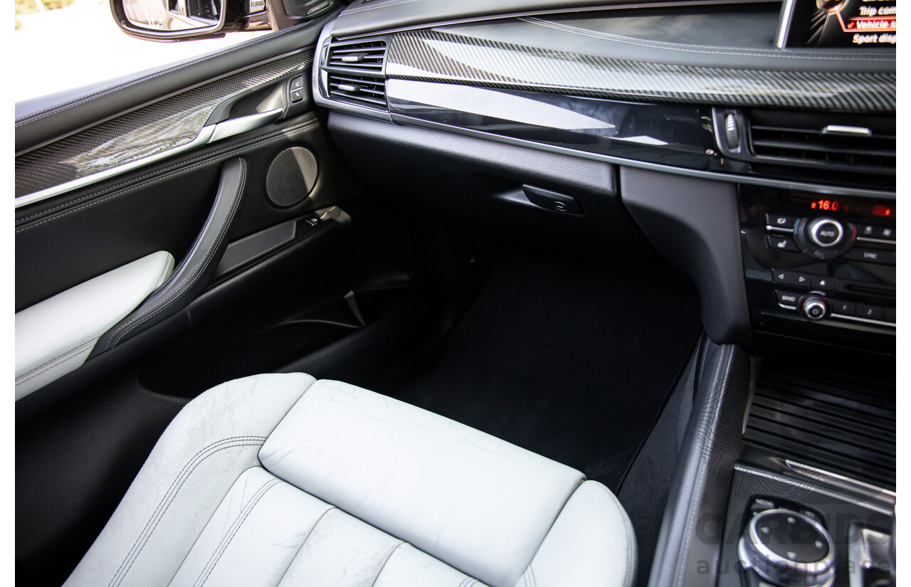 08/2016 BMW X5 M (AWD) F85 MY16 4d Wagon Black Sapphire Metallic Twin Turbo V8 4.4L