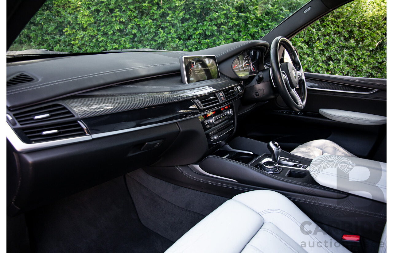 08/2016 BMW X5 M (AWD) F85 MY16 4d Wagon Black Sapphire Metallic Twin Turbo V8 4.4L