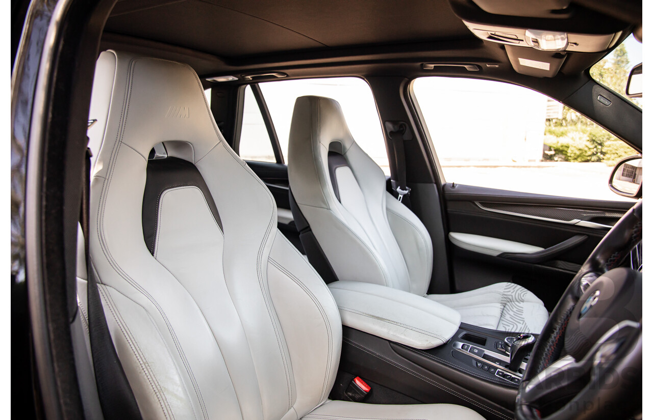 08/2016 BMW X5 M (AWD) F85 MY16 4d Wagon Black Sapphire Metallic Twin Turbo V8 4.4L