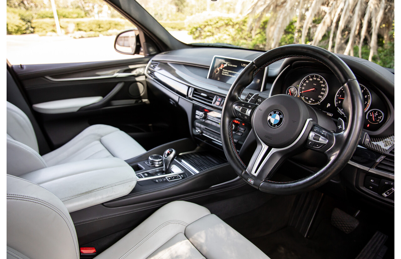 08/2016 BMW X5 M (AWD) F85 MY16 4d Wagon Black Sapphire Metallic Twin Turbo V8 4.4L