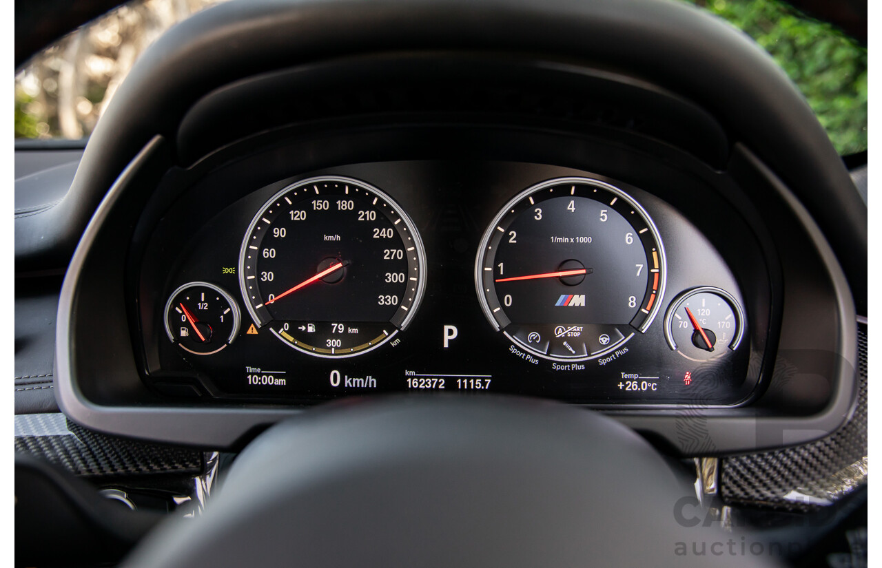 08/2016 BMW X5 M (AWD) F85 MY16 4d Wagon Black Sapphire Metallic Twin Turbo V8 4.4L