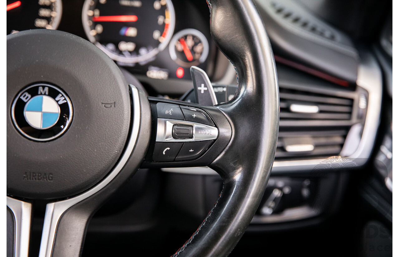 08/2016 BMW X5 M (AWD) F85 MY16 4d Wagon Black Sapphire Metallic Twin Turbo V8 4.4L