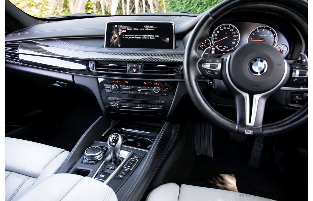 08/2016 BMW X5 M (AWD) F85 MY16 4d Wagon Black Sapphire Metallic Twin Turbo V8 4.4L