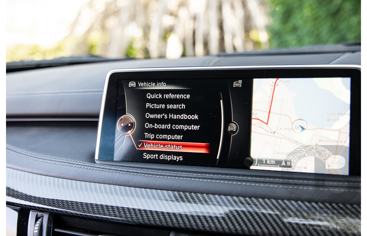 08/2016 BMW X5 M (AWD) F85 MY16 4d Wagon Black Sapphire Metallic Twin Turbo V8 4.4L