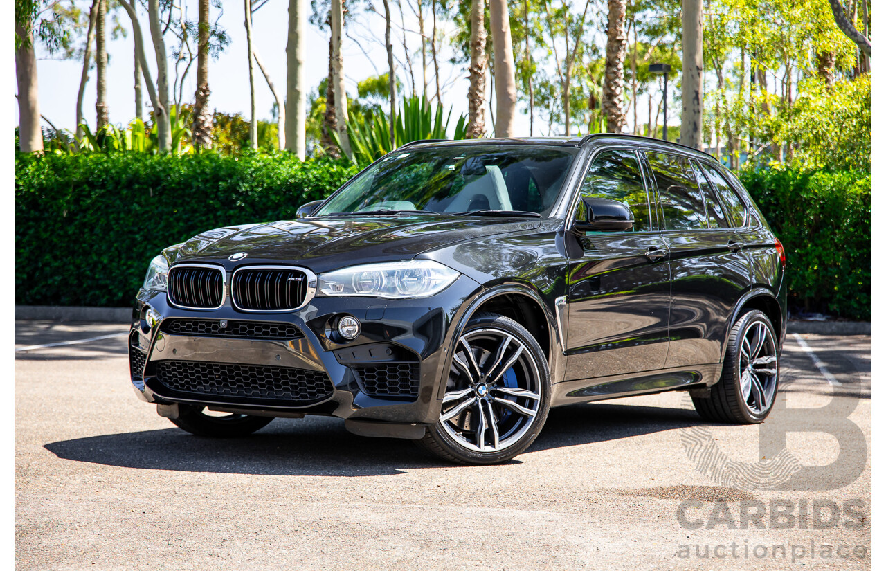 08/2016 BMW X5 M (AWD) F85 MY16 4d Wagon Black Sapphire Metallic Twin Turbo V8 4.4L