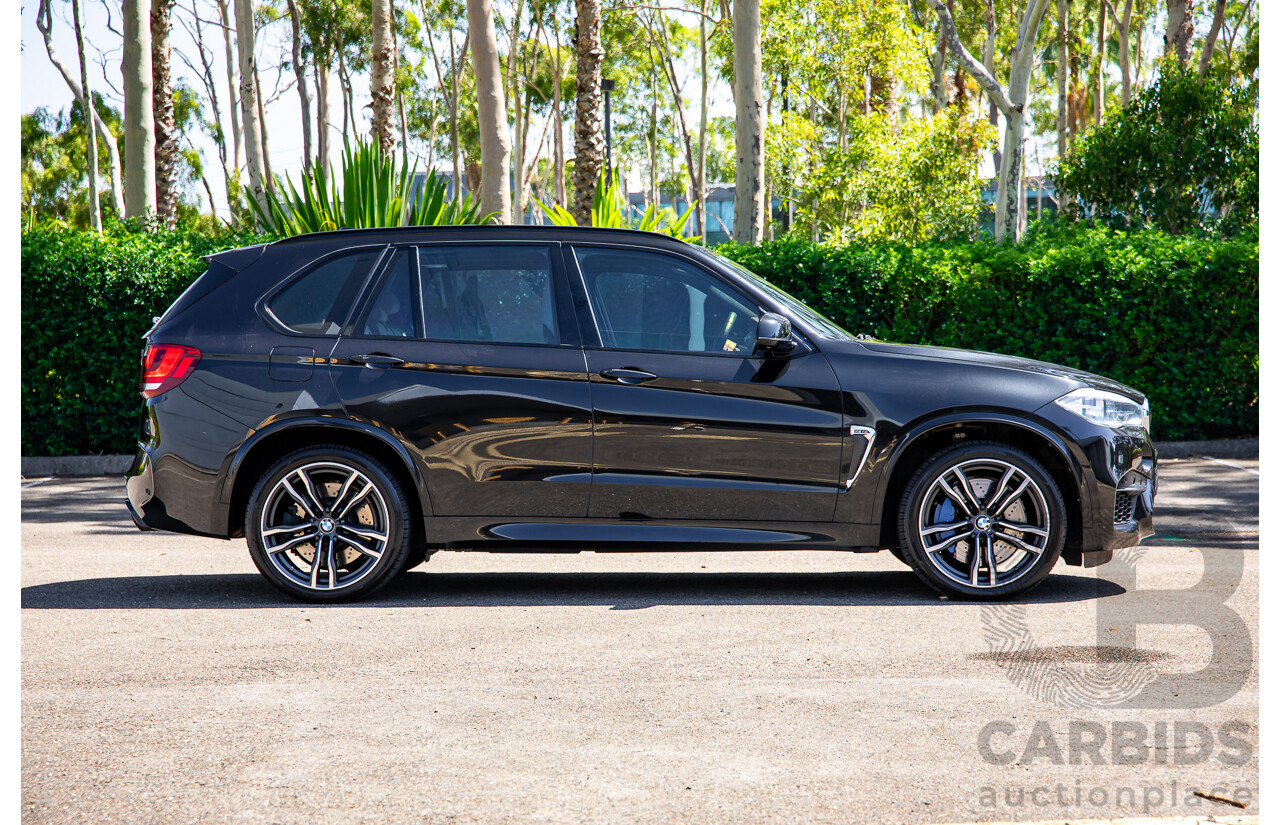 08/2016 BMW X5 M (AWD) F85 MY16 4d Wagon Black Sapphire Metallic Twin Turbo V8 4.4L