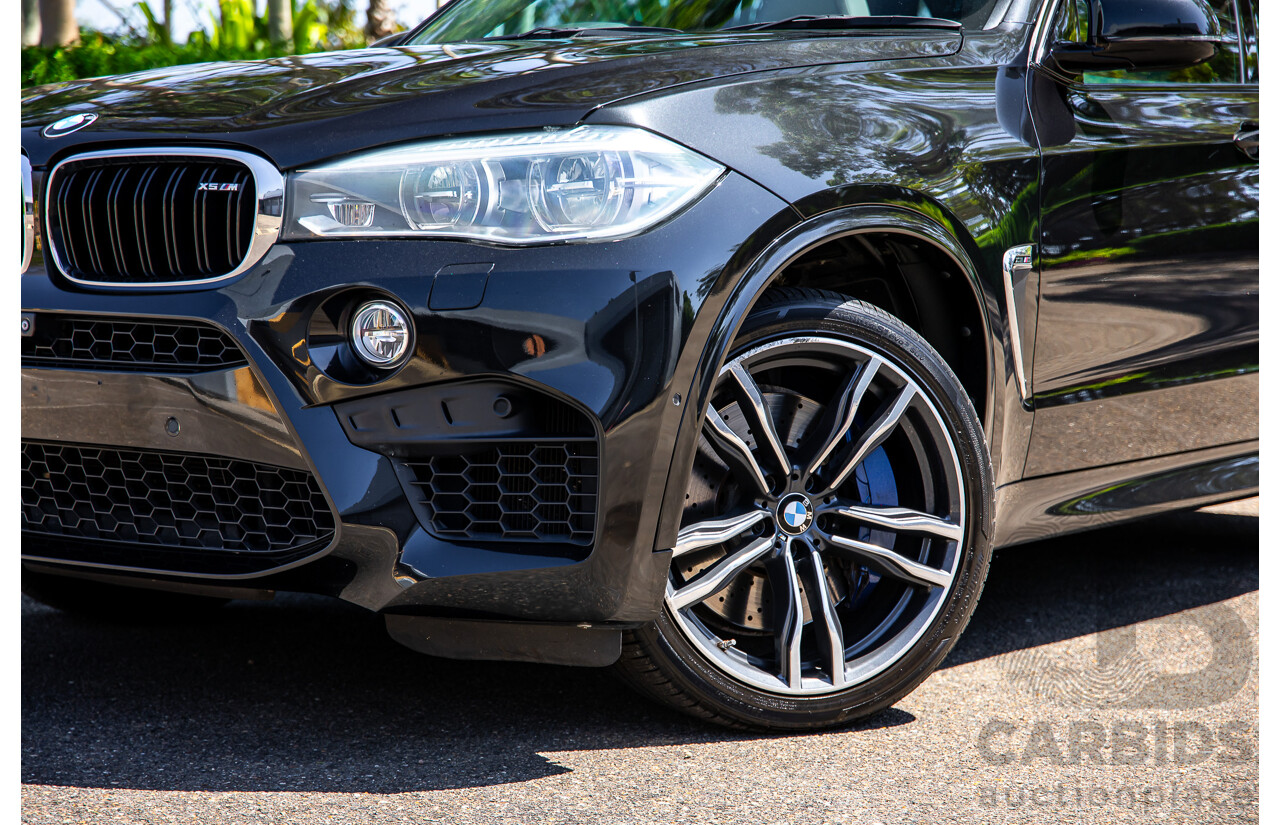 08/2016 BMW X5 M (AWD) F85 MY16 4d Wagon Black Sapphire Metallic Twin Turbo V8 4.4L