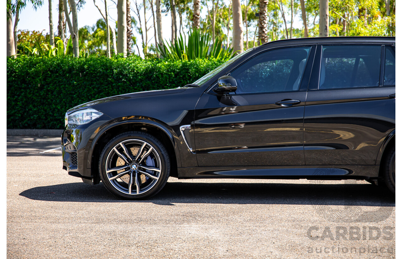 08/2016 BMW X5 M (AWD) F85 MY16 4d Wagon Black Sapphire Metallic Twin Turbo V8 4.4L