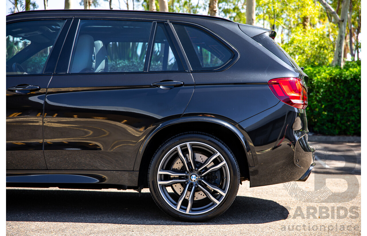 08/2016 BMW X5 M (AWD) F85 MY16 4d Wagon Black Sapphire Metallic Twin Turbo V8 4.4L