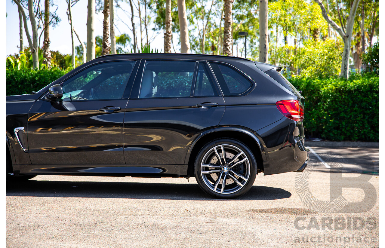 08/2016 BMW X5 M (AWD) F85 MY16 4d Wagon Black Sapphire Metallic Twin Turbo V8 4.4L