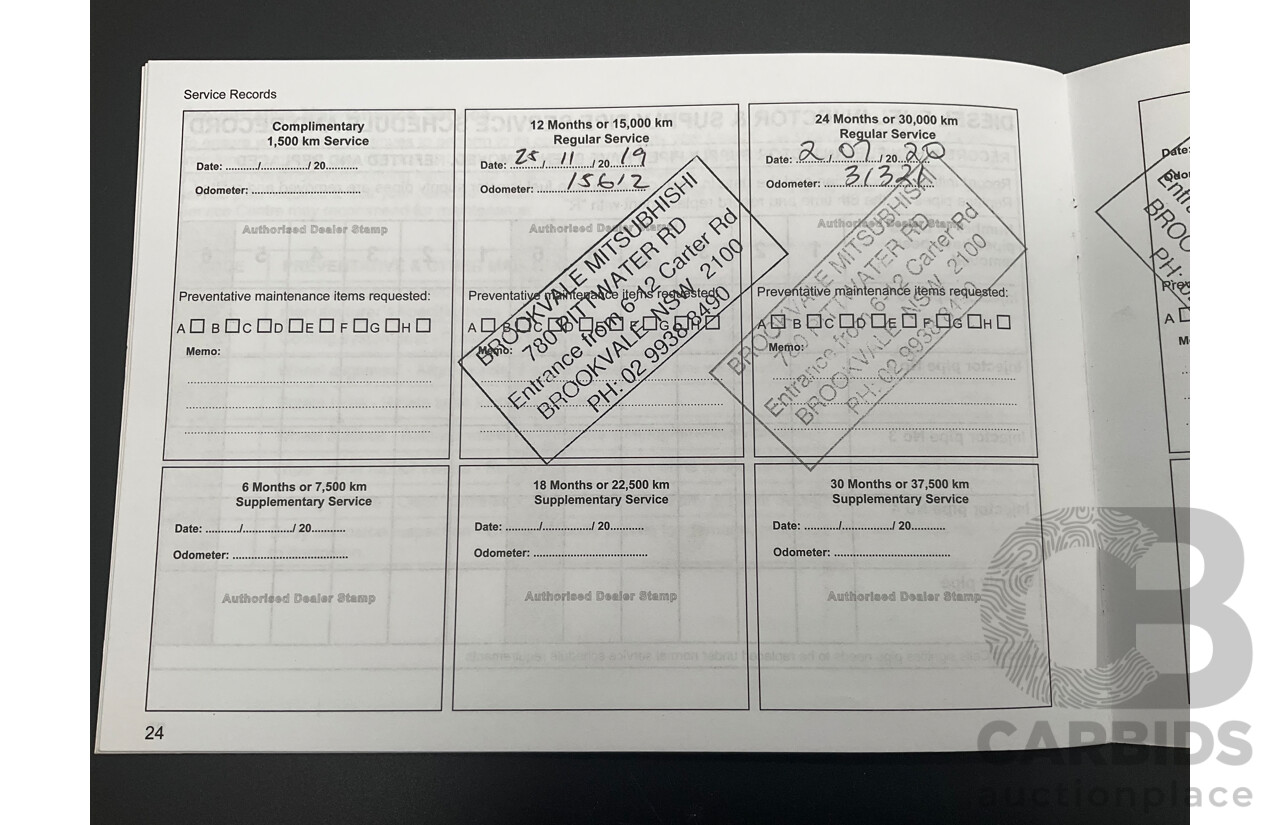 04/2019 Mitsubishi Outlander ES ADAS (FWD) ZL MY19 4d Wagon Solid White 2.4L