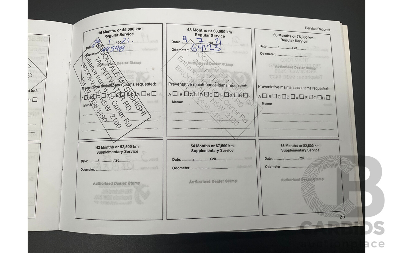 04/2019 Mitsubishi Outlander ES ADAS (FWD) ZL MY19 4d Wagon Solid White 2.4L