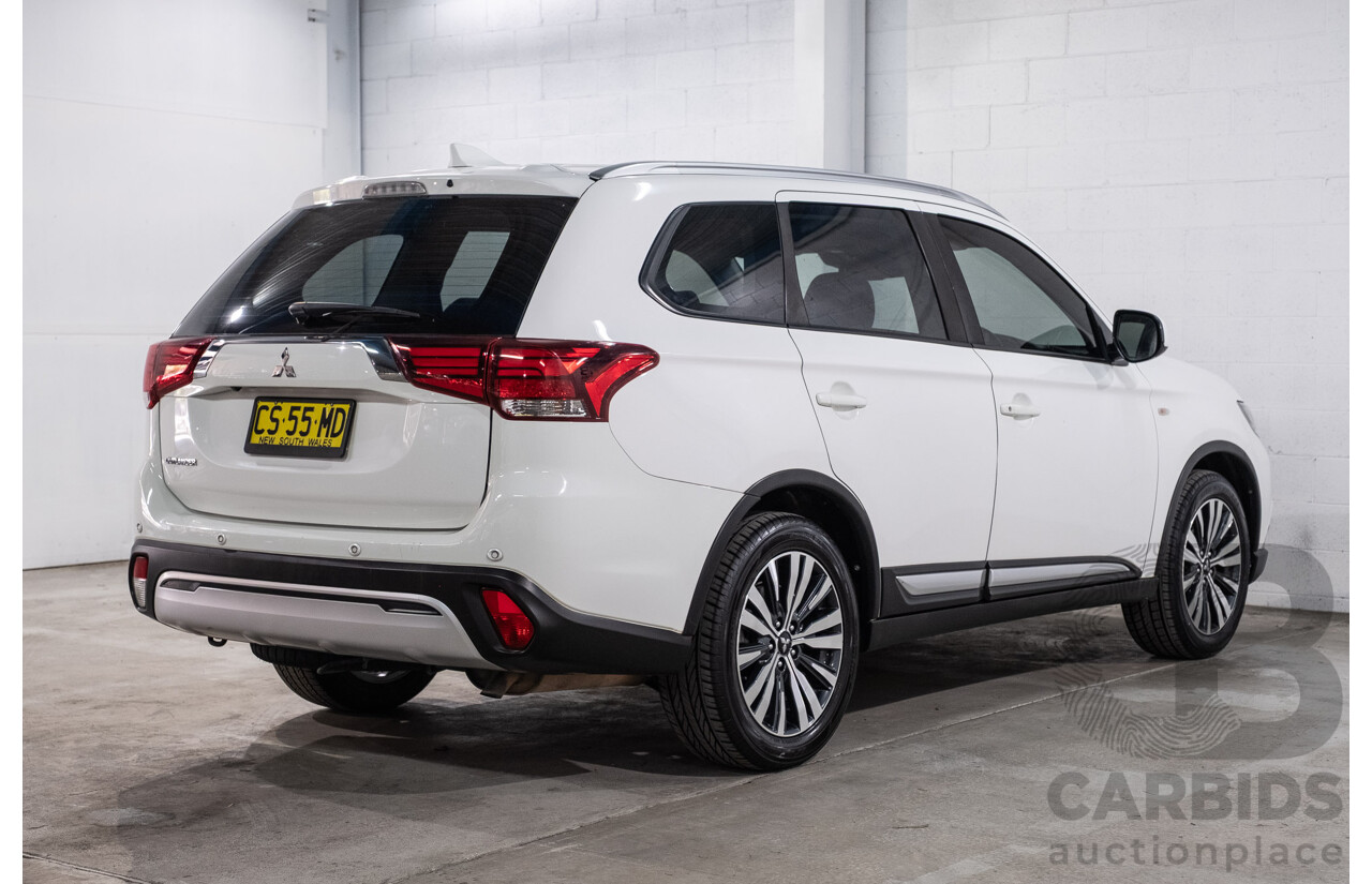 04/2019 Mitsubishi Outlander ES ADAS (FWD) ZL MY19 4d Wagon Solid White 2.4L