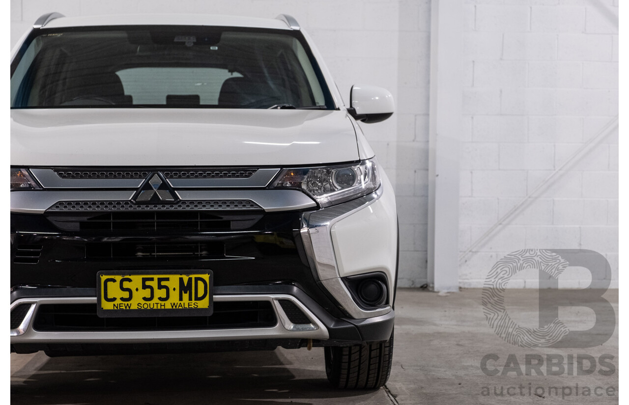 04/2019 Mitsubishi Outlander ES ADAS (FWD) ZL MY19 4d Wagon Solid White 2.4L