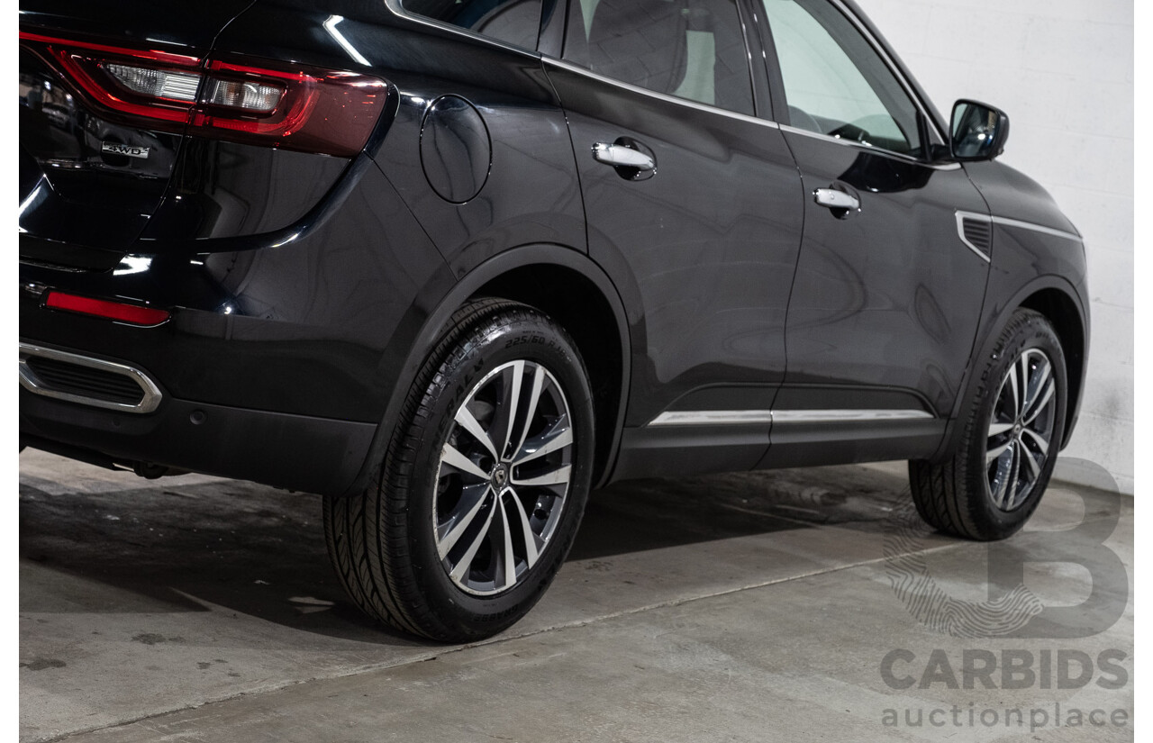 01/2017 Renault Koleos Intens X-Tronic (4x4) XZG 4d Wagon Metallic Black 2.5L