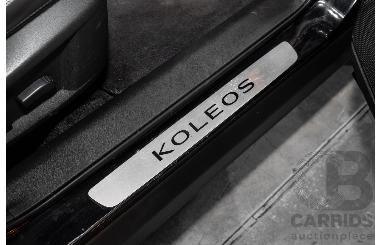 01/2017 Renault Koleos Intens X-Tronic (4x4) XZG 4d Wagon Metallic Black 2.5L