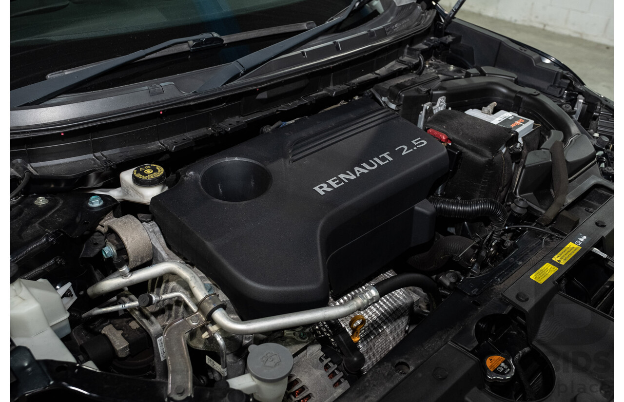 01/2017 Renault Koleos Intens X-Tronic (4x4) XZG 4d Wagon Metallic Black 2.5L