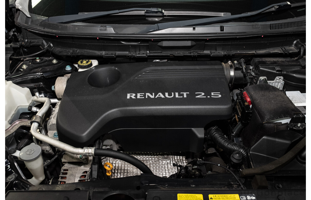 01/2017 Renault Koleos Intens X-Tronic (4x4) XZG 4d Wagon Metallic Black 2.5L