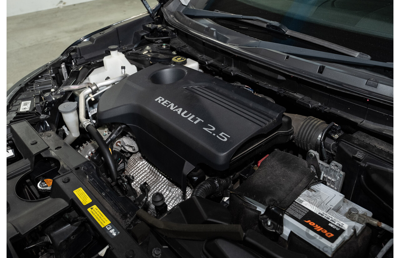 01/2017 Renault Koleos Intens X-Tronic (4x4) XZG 4d Wagon Metallic Black 2.5L