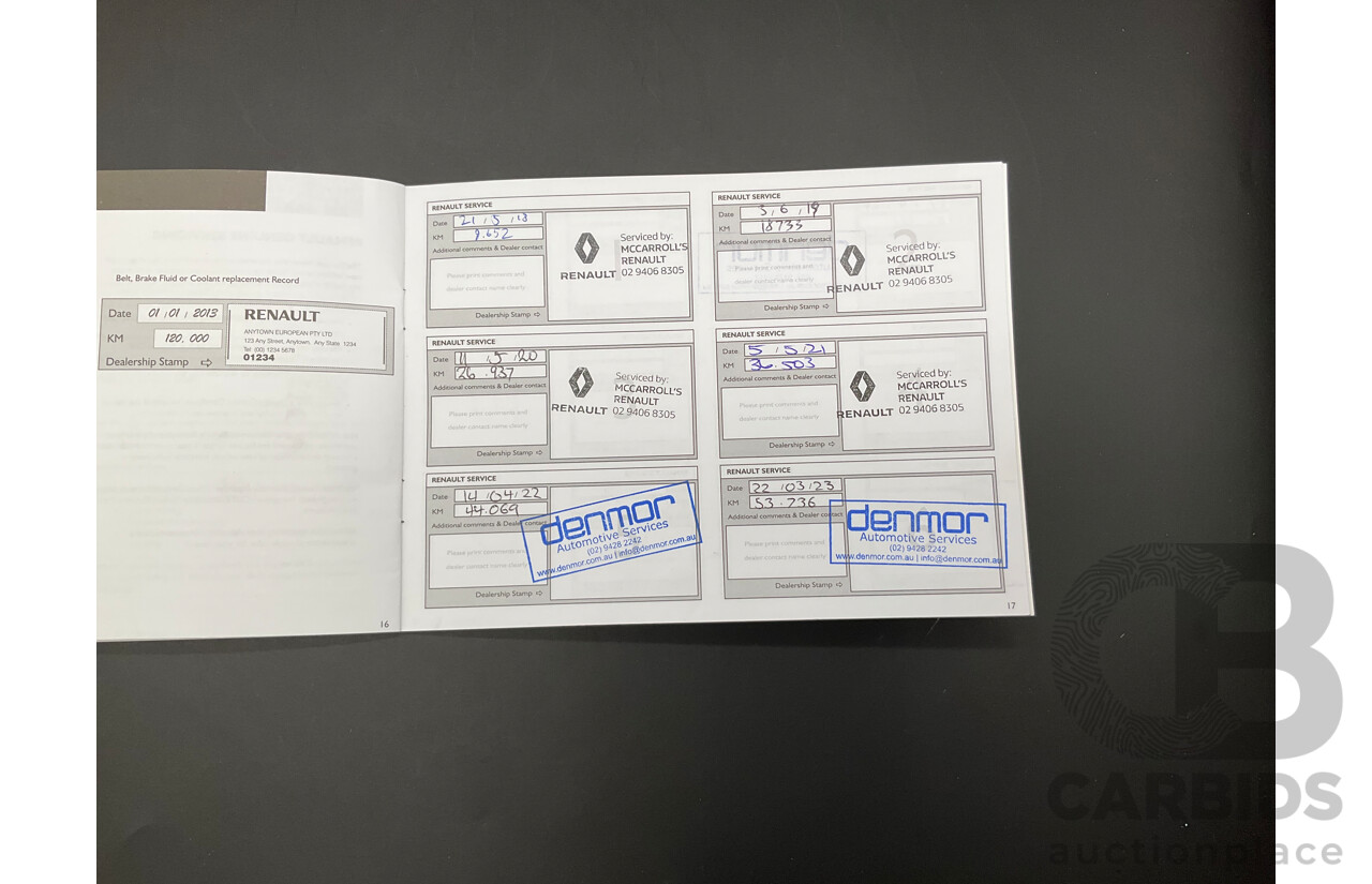 01/2017 Renault Koleos Intens X-Tronic (4x4) XZG 4d Wagon Metallic Black 2.5L