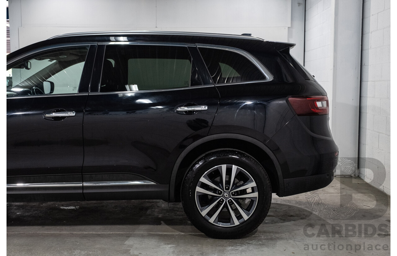 01/2017 Renault Koleos Intens X-Tronic (4x4) XZG 4d Wagon Metallic Black 2.5L